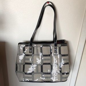 Large Sequined Nine West Purse